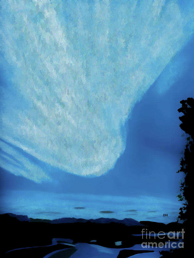 Alaska Sky Drawing by D Hackett