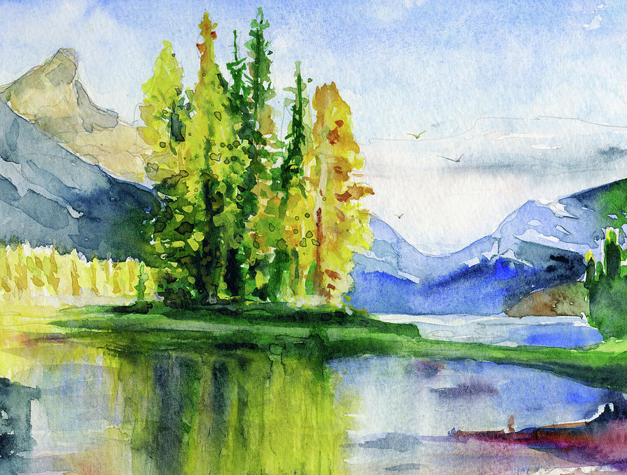 Alaska View Painting by John D Benson