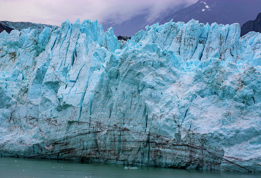 Alaskan Blue Glacier Ice Photograph by Anthony Jones