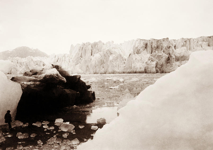 Alaskan Glaciers - Harriman Expedition - 1899 Photograph by War Is Hell Store