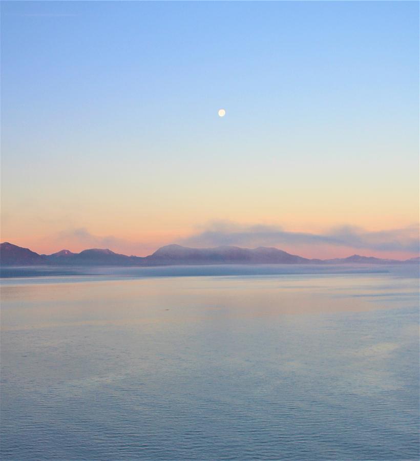 Alaskan Moon Photograph by FD Graham