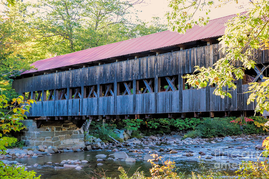 Albany Covered Bridge NH Photograph by Janice Drew