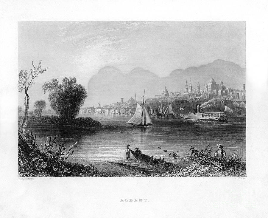 Albany, New York Drawing by Print Collector