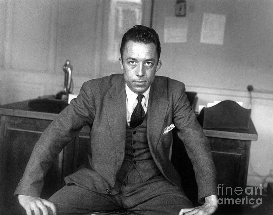 Albert Camus, 1945 Photograph by European School