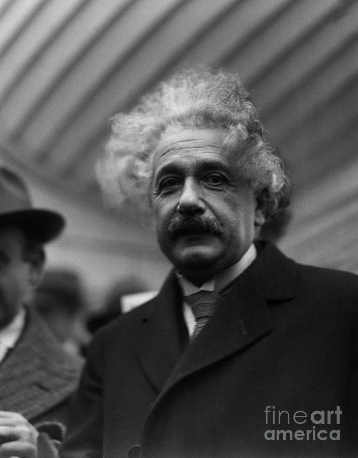 Albert Einstein Photograph - Albert Einstein Aboard S.s. Belgenland by Bettmann