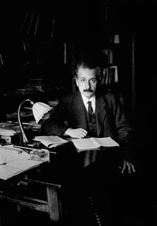 Albert Einstein Photograph - Albert Einstein by Keystone-france