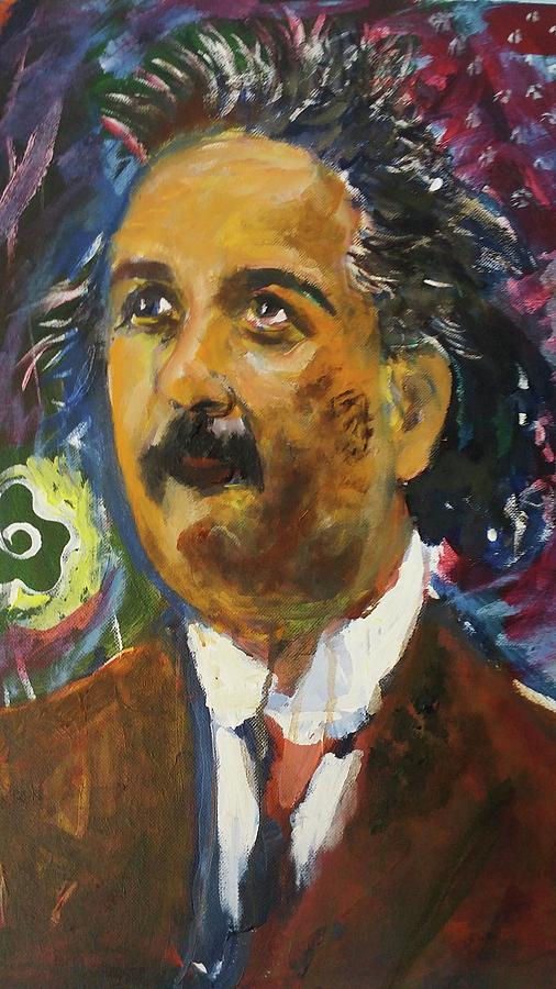 Albert Einstein Painting by Newton Kk - Pixels