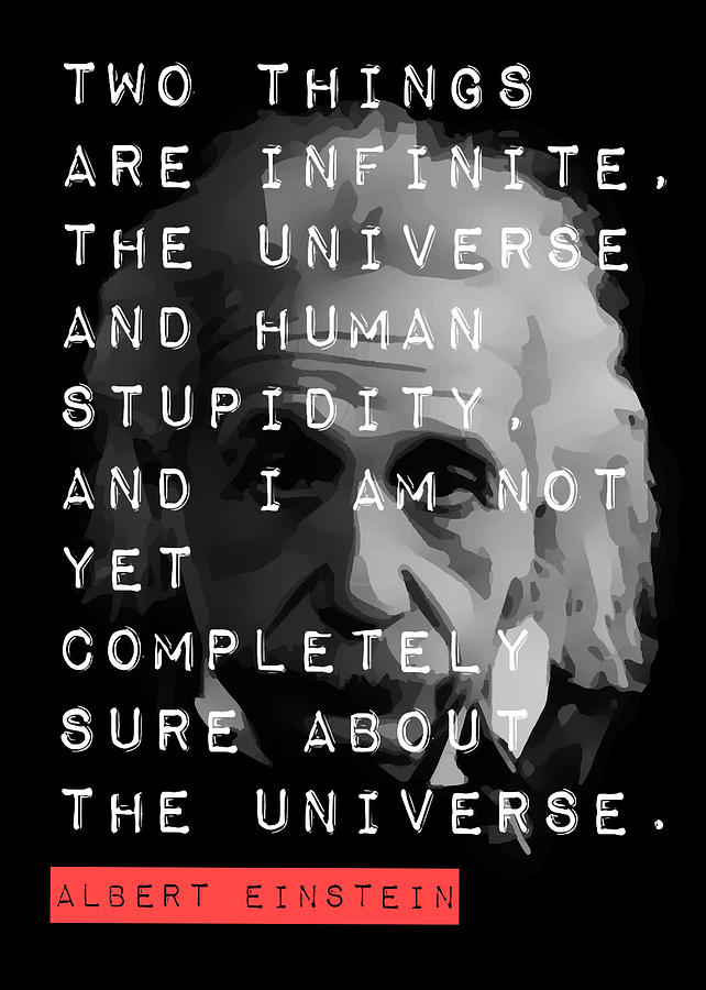 Albert Einstein Quote Digital Art By Sam Kal