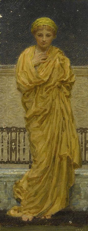 Albert Joseph Moore, A.R.W.S. 1841-1893 STARS Painting by Celestial Images