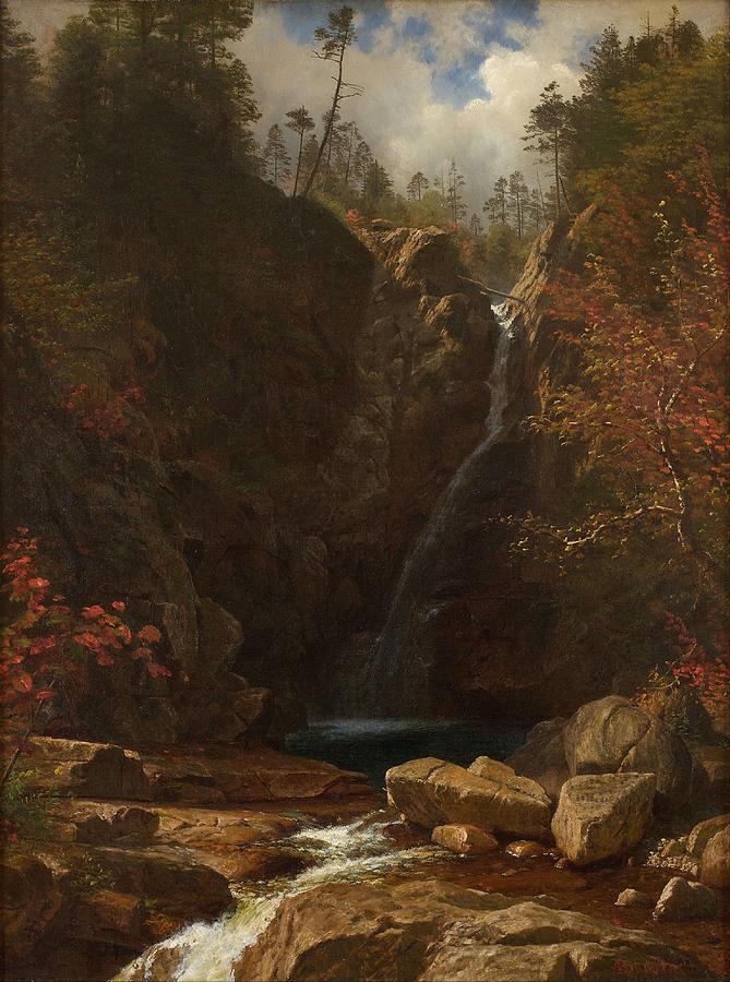 Albert_bierstadt_-_glen_ellis_falls Painting