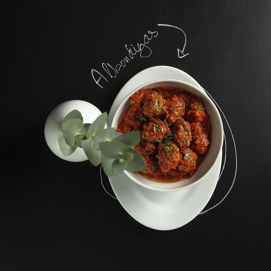 Albondigas spanish Meatballs In A Spicy Tomato Sauce Photograph by Hole, Aina C.