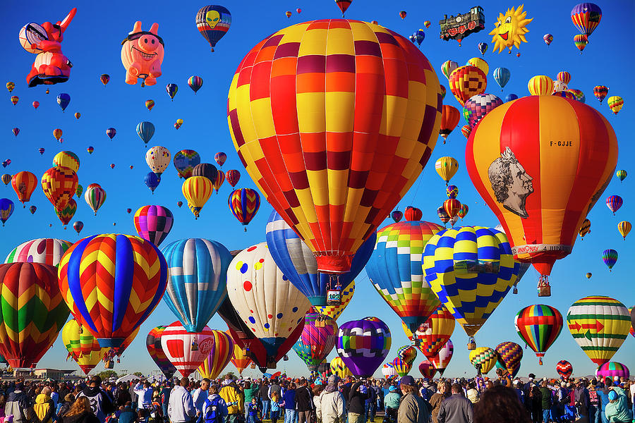Albuquerque Balloon Fiesta Photograph by Bill Heinsohn Albuquerque Balloon Fiesta Photograph by Bill Heinsohn