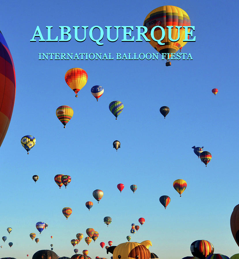 Albuquerque Inetrnational Balloon Fiesta work A Photograph by David Lee Thompson