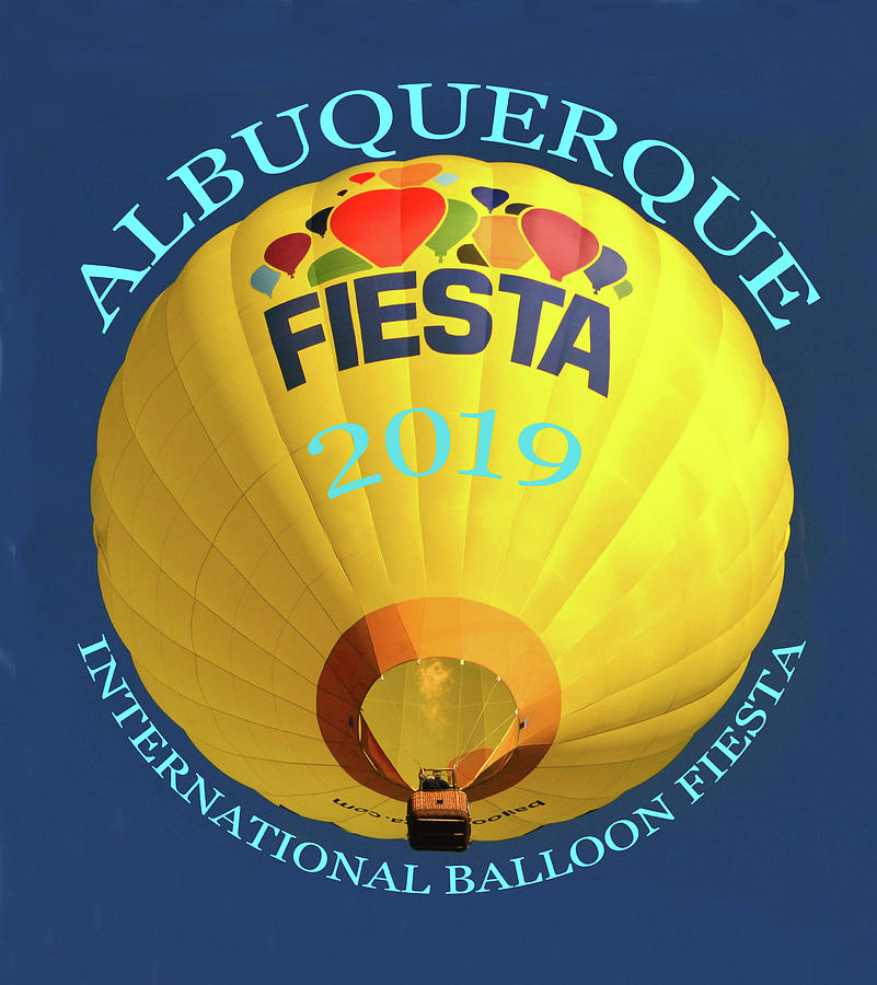 Albuquerque International Balloon Fiesta design A Mixed Media by David Lee Thompson