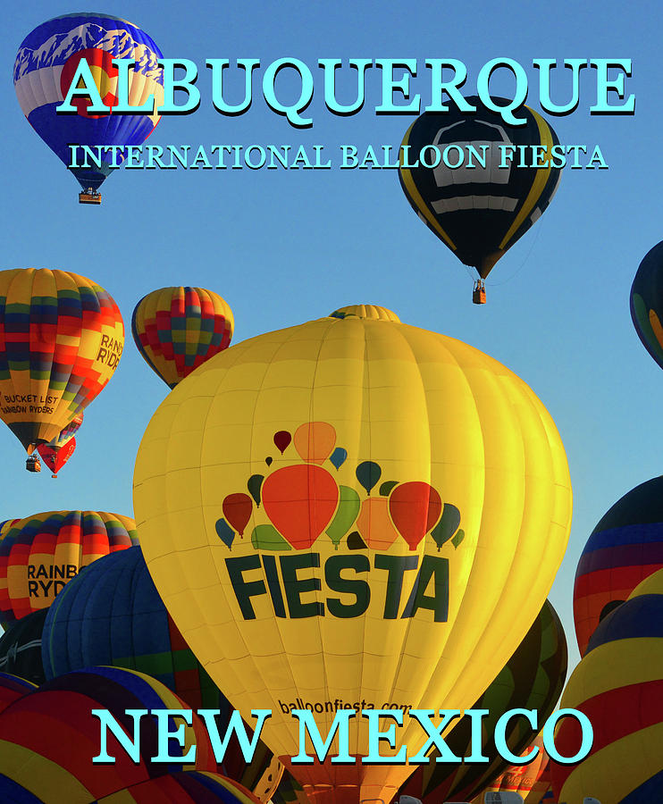 Albuquerque Internation Balloon Fiesta Work D Photograph by David Lee Thompson
