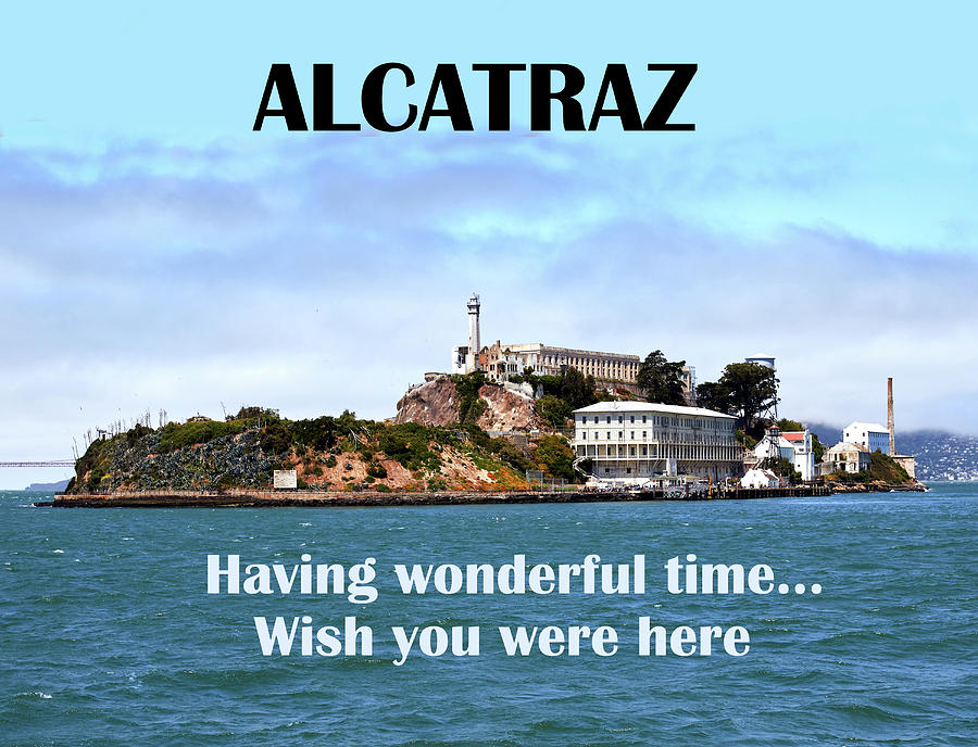 San Francisco Digital Art - Alcatraz by Long Shot