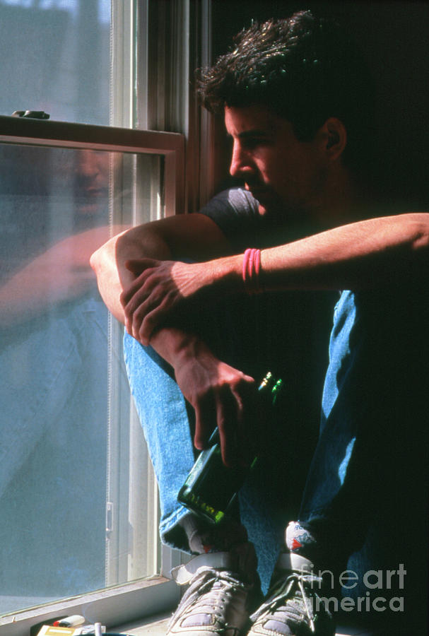 Alcoholic Depression Photograph by John Greim/science Photo Library ...