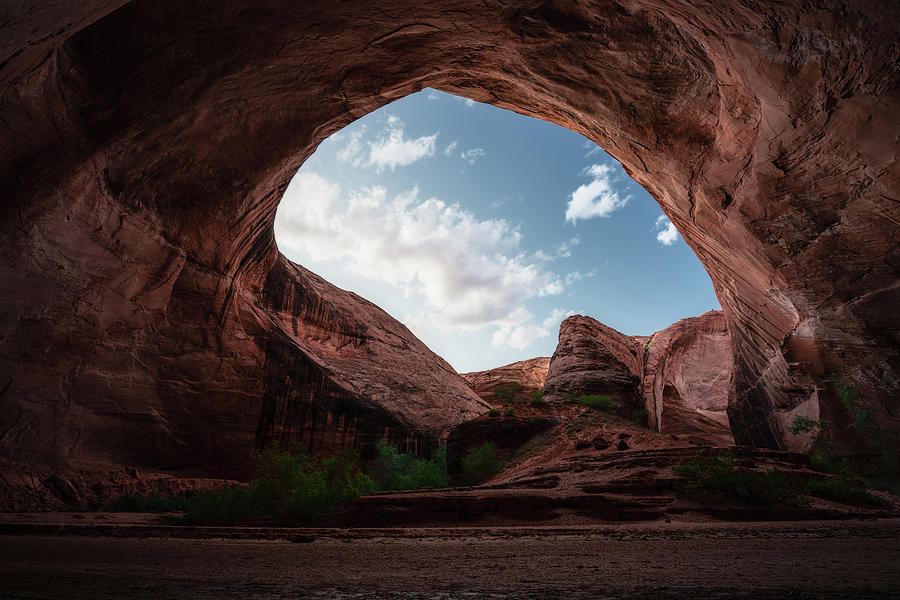 Desert Photograph - Alcove in Coyote Gulch Utah by James Udall