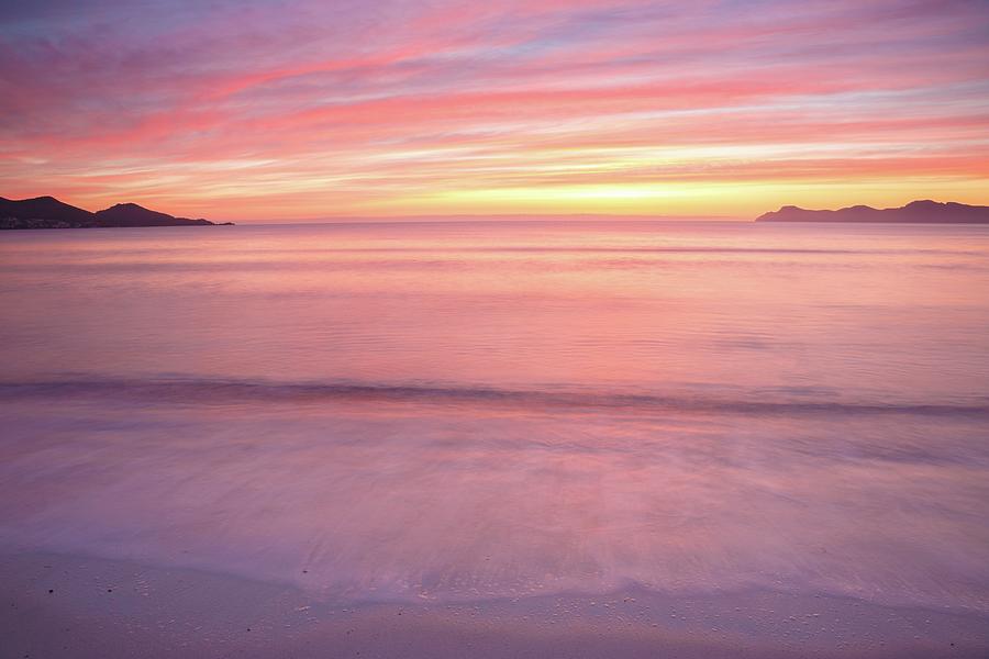 Alcudia Bay At Dawn Photograph by Sebastia Torrens - Fine Art America