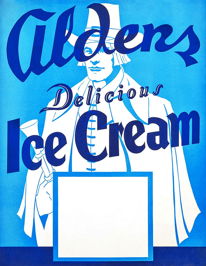 Aldens Ice Cream Painting by Unknown