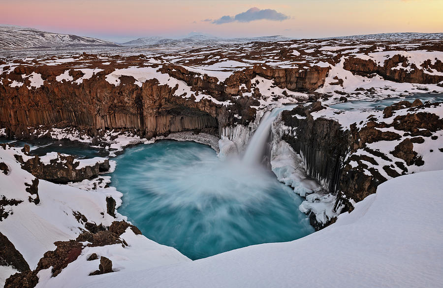 Aldeyjarfoss Waterfall Iceland Photograph by Joan Carroll