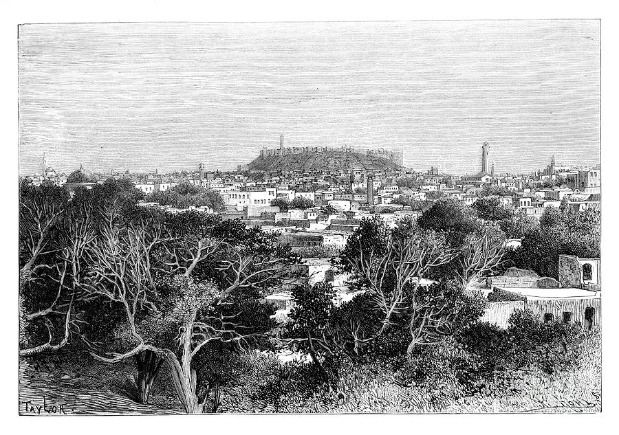 Aleppo, Syria, 1895.artist Armand Kohl Drawing by Print Collector