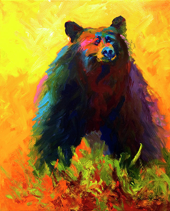 Wildlife Painting - Alert by Marion Rose