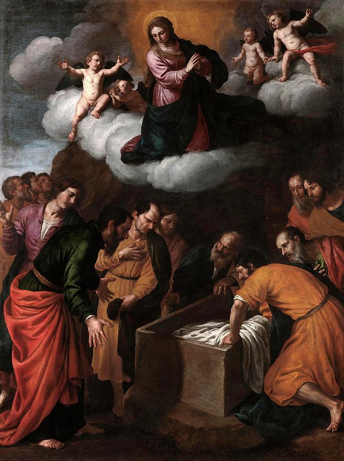 Alessandro Turchi / The Assumption of the Virgin Mary, 1631-1635, Italian School. Painting by Alessandro Turchi -1578-1649-