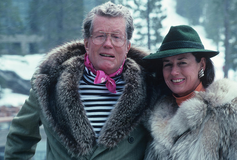 Alex Cushing And Wife Photograph by Slim Aarons