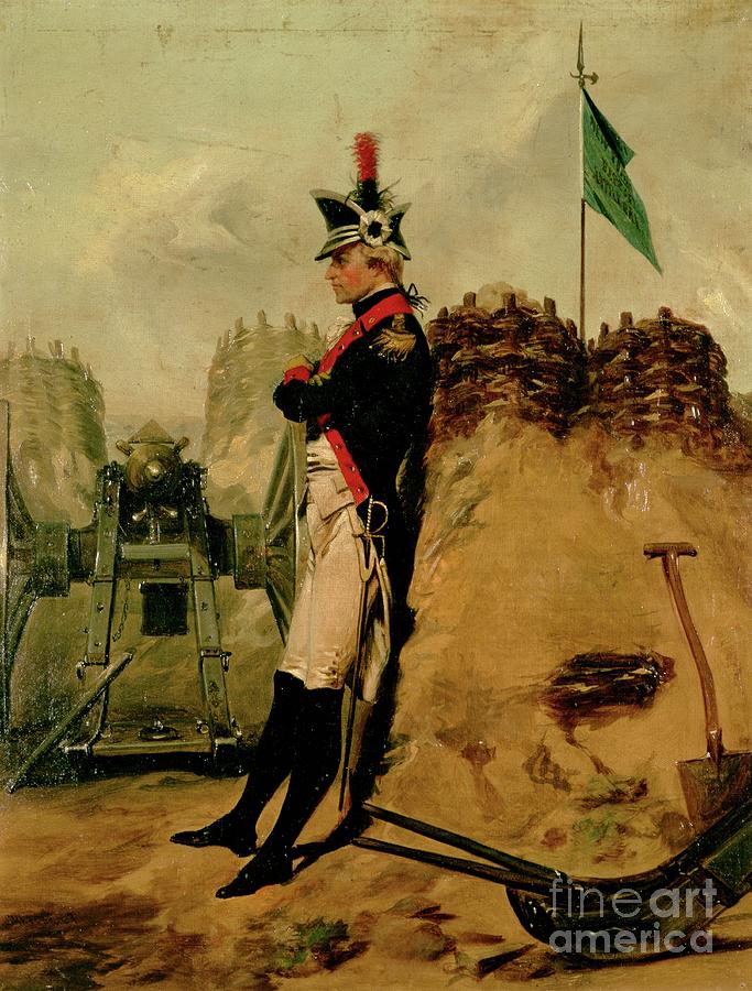 Alexander Hamilton In The Uniform Of The New York Artillery Painting by Alonzo Chappel