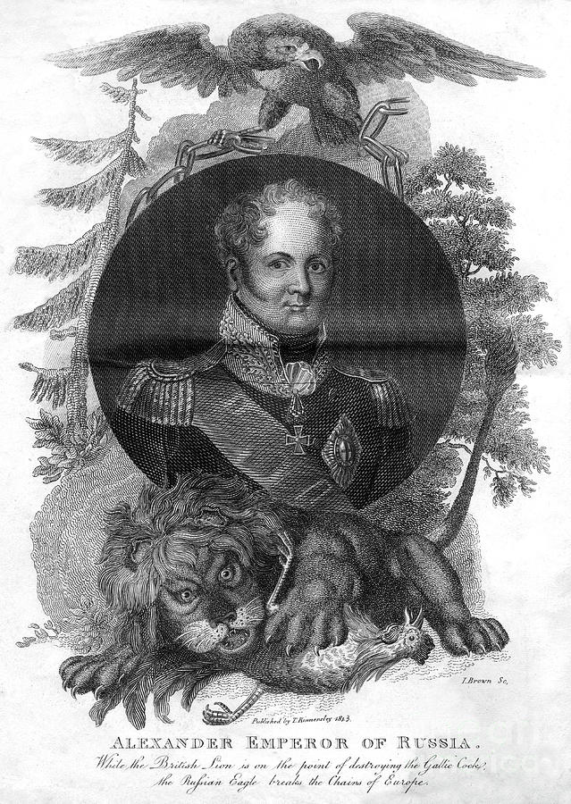 Alexander I, Emperor Of Russia Drawing by Print Collector