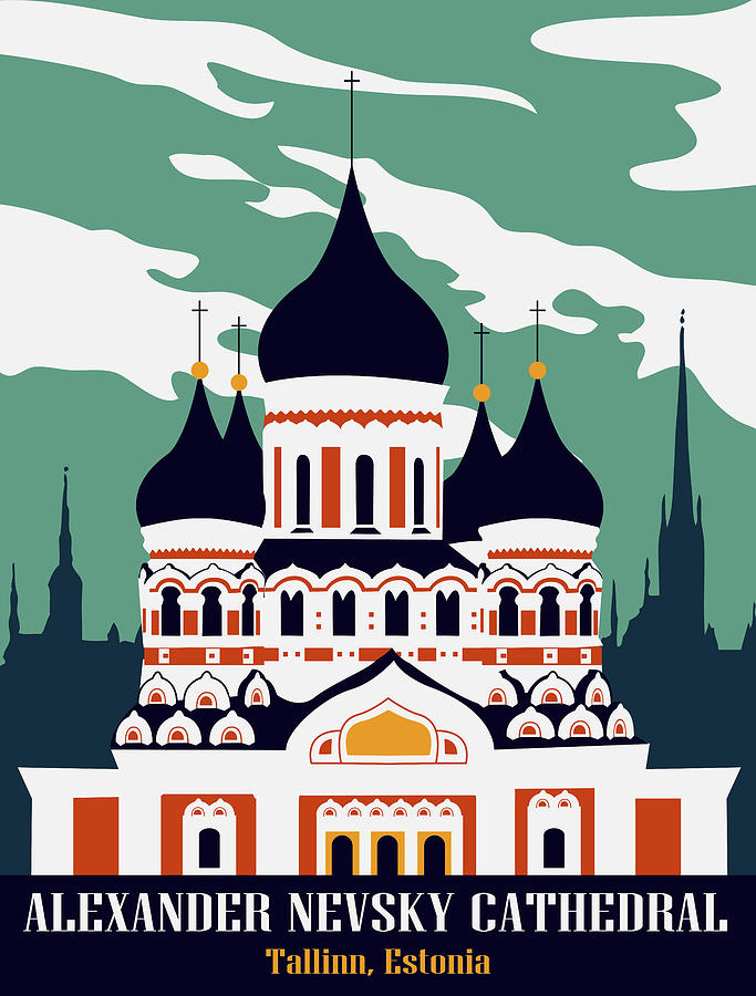 Alexander Nevsky Cathedral Digital Art by Long Shot