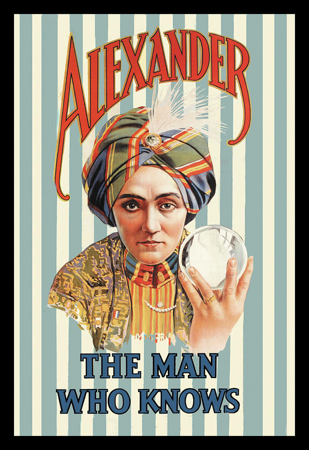 Alexander, The Man Who Knows Painting by Moody Brothers