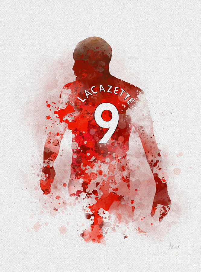 Alexandre Lacazette Mixed Media by My Inspiration