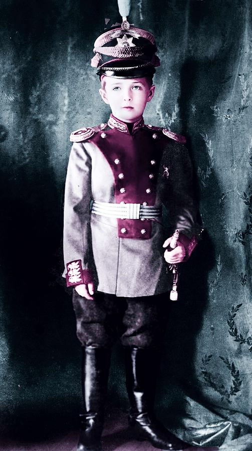 Alexei in Uniform, Russian Imperial family Infrared art by Ahmet Asar ...