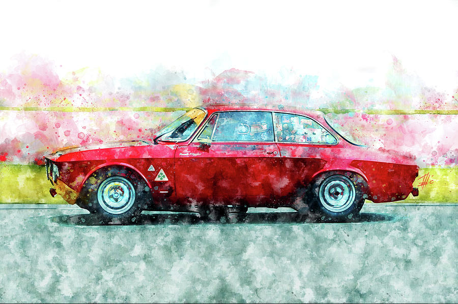 Alfa Romeo Giulia Painting by Raceman Decker - Fine Art America