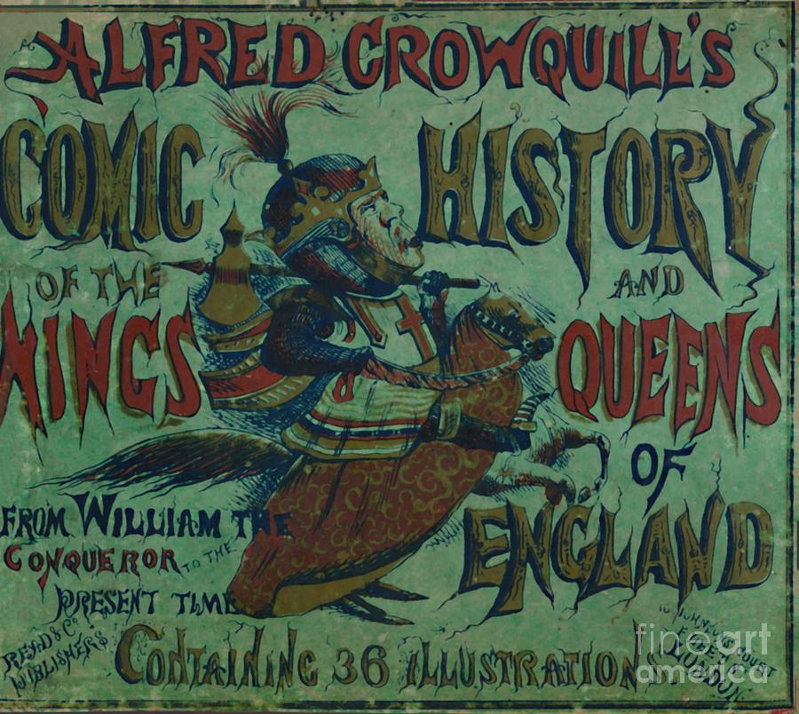Alfred Crowquills Comic History Drawing by Print Collector