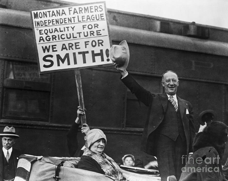 Alfred E. Smith Campaigning Photograph by Bettmann