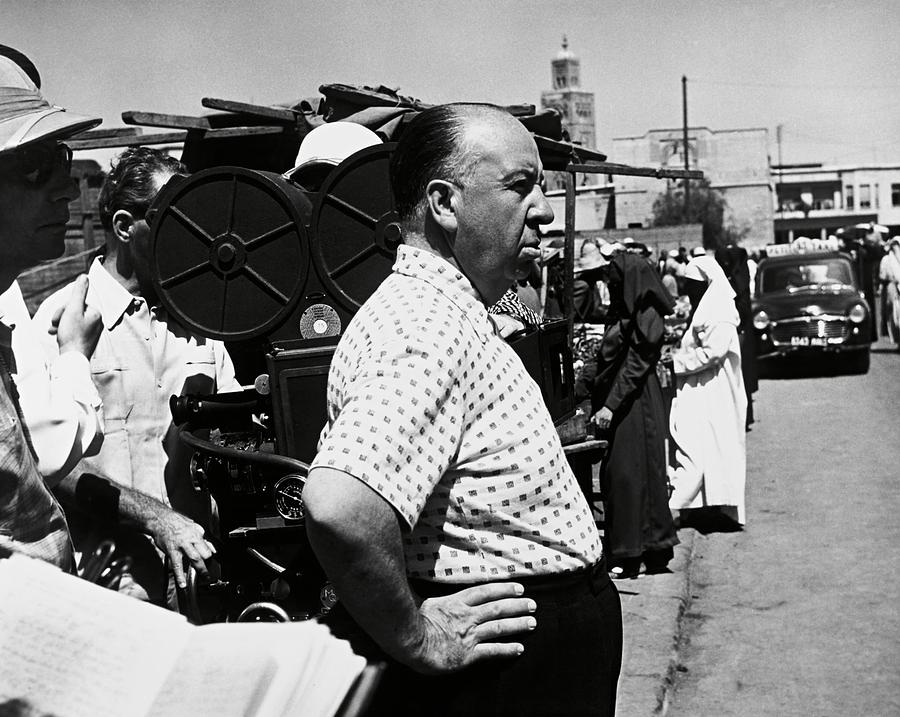 ALFRED HITCHCOCK in THE MAN WHO KNEW TOO MUCH -1956-. Photograph by Album