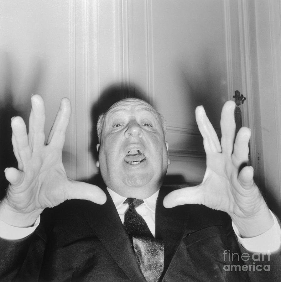 Alfred Hitchcock Screaming For Camera Photograph by Bettmann