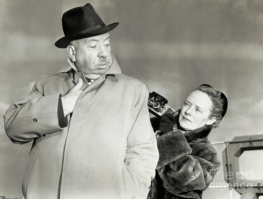 Alfred Hitchcock With Wife Alma Photograph by Bettmann