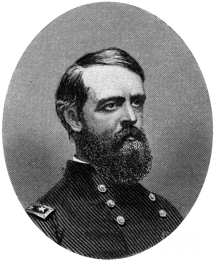 Alfred Howe Terry, Union Army General Drawing by Print Collector
