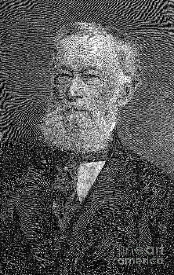 Alfred Krupp, German Industrialist Drawing by Print Collector