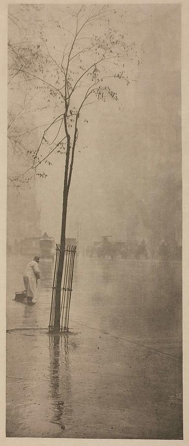Alfred Stieglitz 1864 1946  Spring Showers Painting by Celestial Images
