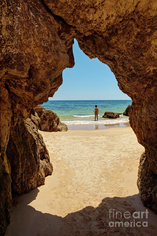Algarve cave, Portugal Photograph by Mikehoward Photography