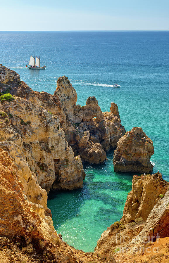 Algarve rock formations Photograph by Mikehoward Photography