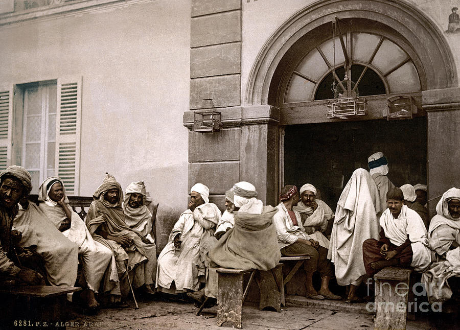 Algiers Cafe, c1899 Photograph by Granger