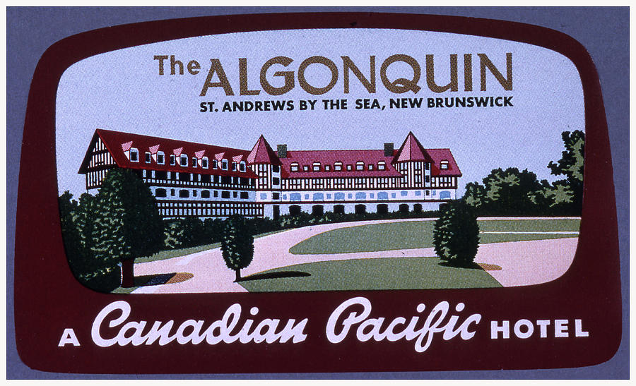 Luggage Painting - Algonquin by Unknown