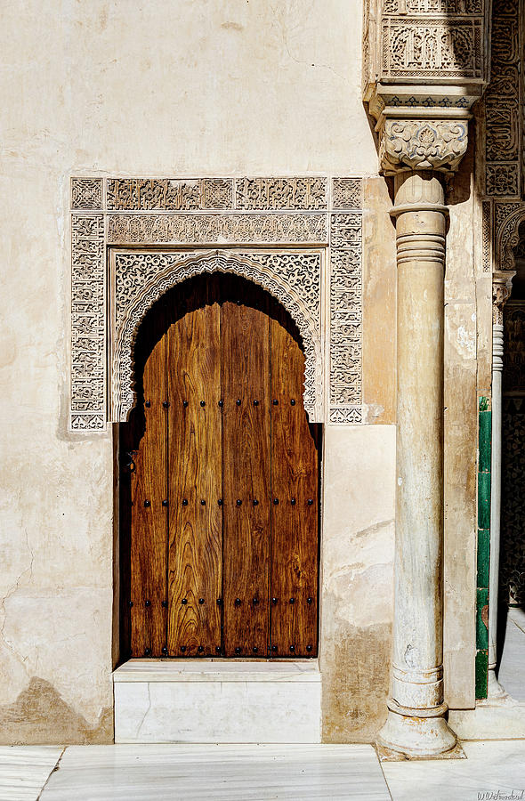 Alhambra Door 01 Photograph by Weston Westmoreland