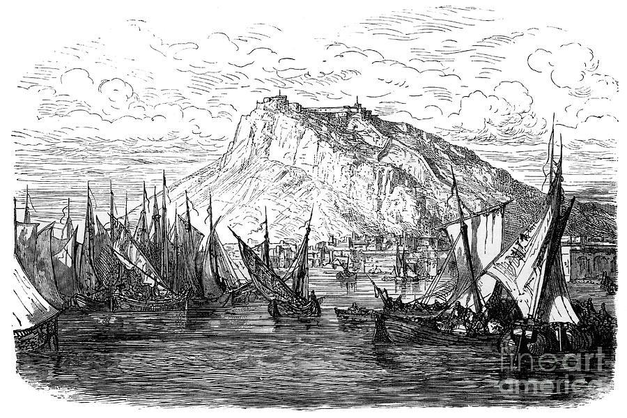 Alicante, Spain, C1890 Drawing by Print Collector